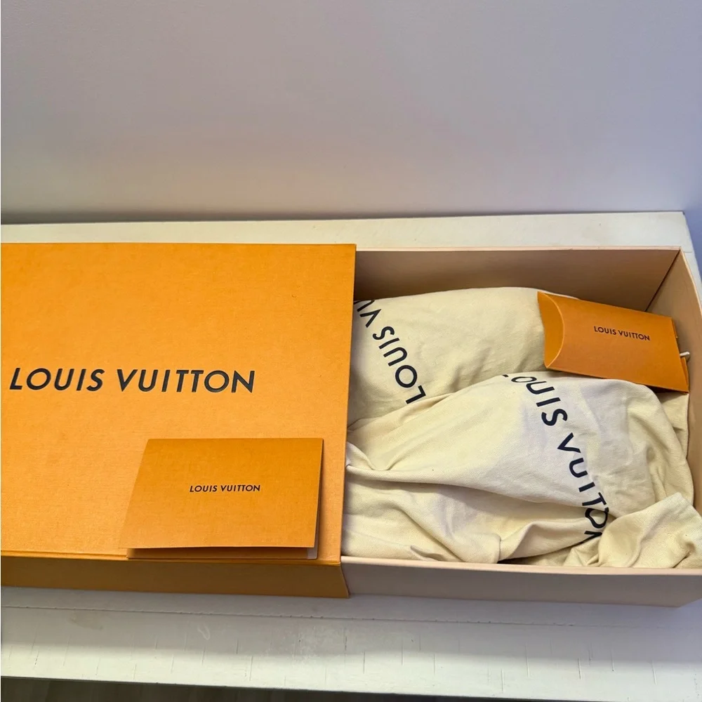 Louis Vuitton Blue Denim Men's Shoes - Picture 8 of 12